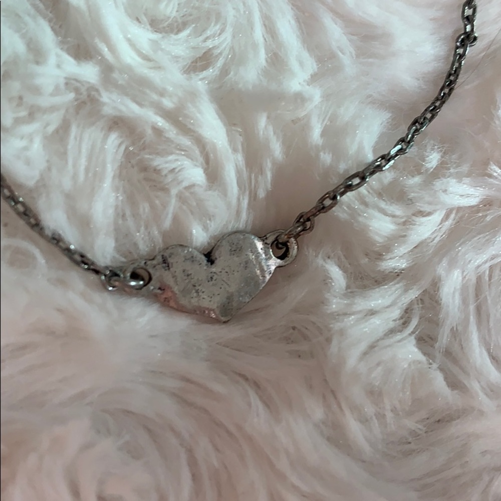 lucky brand vintage heart charm bracelet